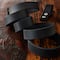 Black Leather Strap by ArtMinds™